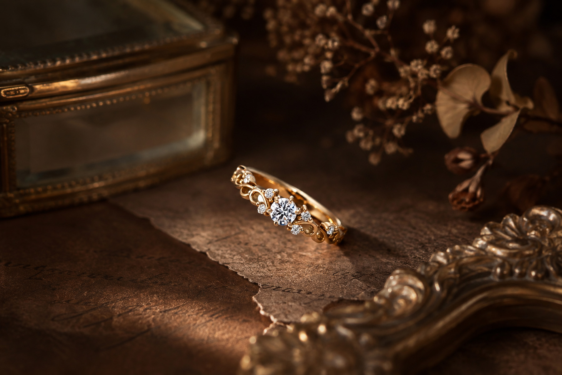 婚約指輪（Engagement Ring）｜パヴェオ ショコラ