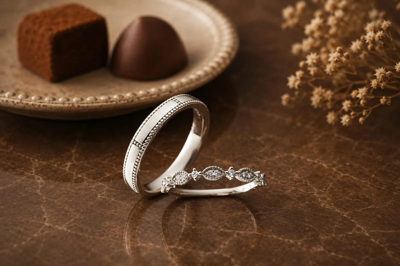 結婚指輪(Marriage Ring)|パヴェオ ショコラ